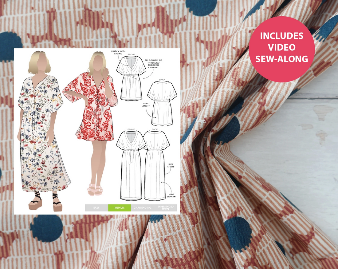 Summer Cover-Up Kit - Mirage In Forest-Sewing Kit-Flying Bobbins Haberdashery