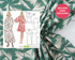 Summer Cover-Up Kit - Radiance Palm Viscose-Sewing Kit-Flying Bobbins Haberdashery