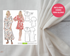 Summer Cover-Up Kit - Sunset in Off-White-Sewing Kit-Flying Bobbins Haberdashery