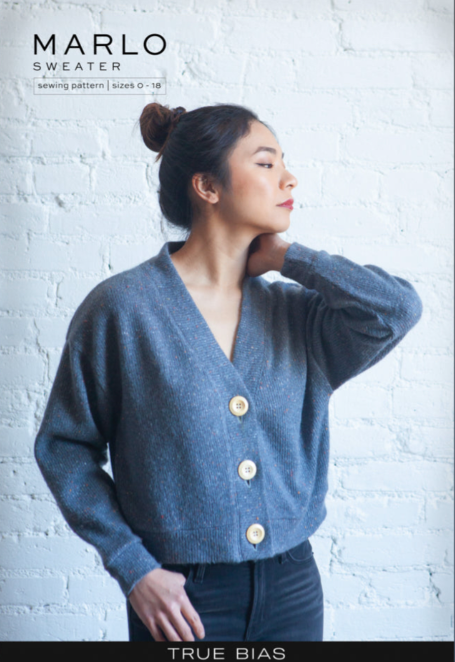 Marlo Sweater Kit - Cosy Chevron-Sweater-Flying Bobbins Haberdashery