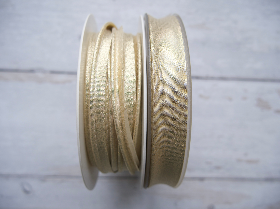 Metallic Piping Tape 3mm - Gold-Piping-Flying Bobbins Haberdashery