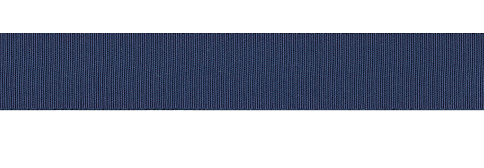 Grosgrain Ribbon 16mm - Navy-Grosgrain Ribbon-Flying Bobbins Haberdashery