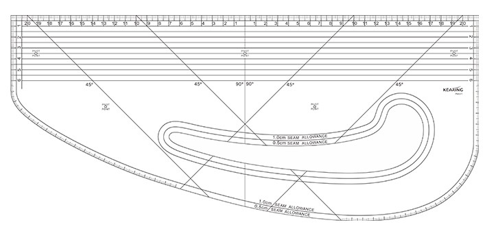 Patternmaster Angle PatternMaster Dressmaker's Ruler – Flying Bobbins Haberdashery