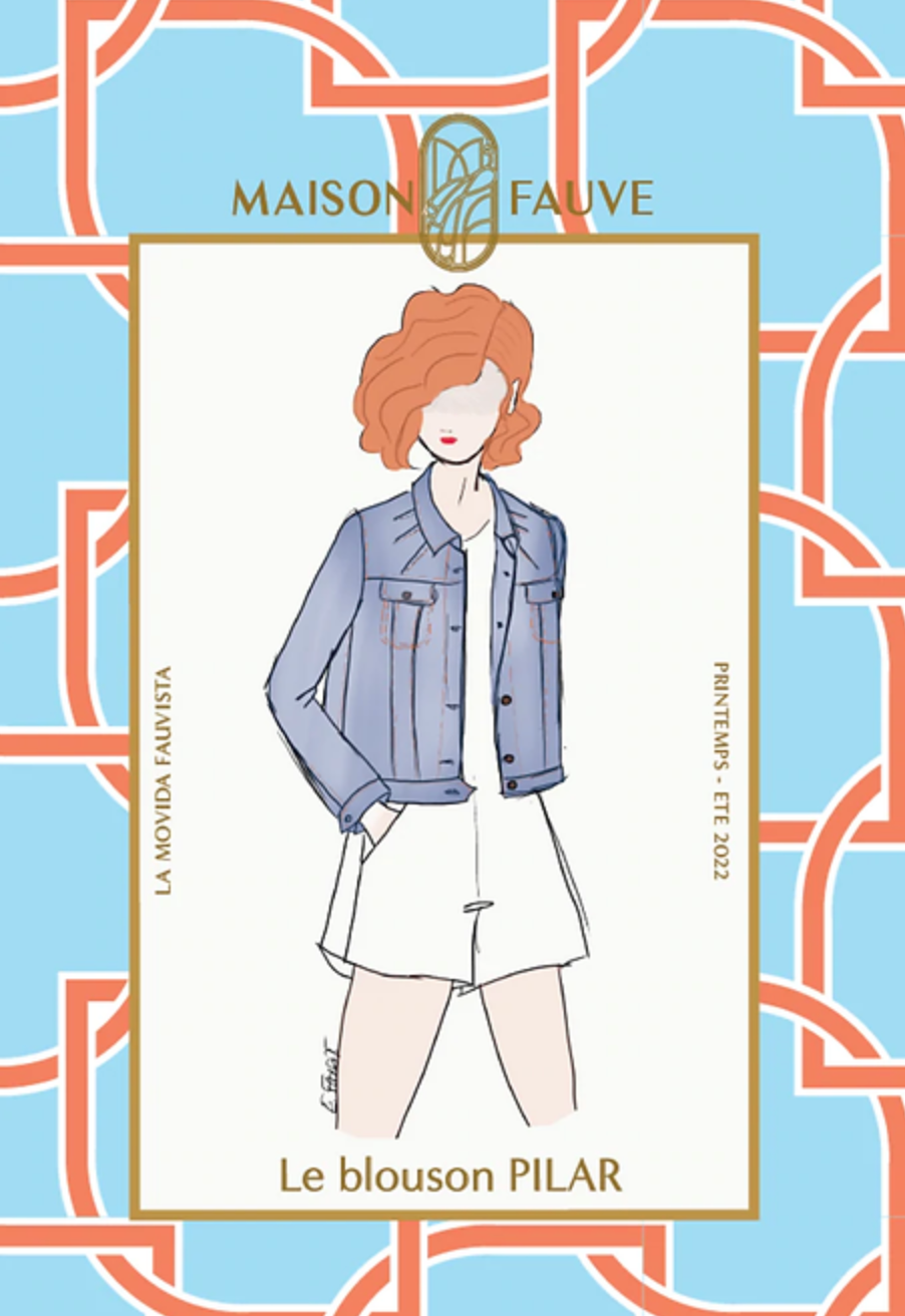 The Pilar Jacket by Maison Fauve-Pattern-Flying Bobbins Haberdashery
