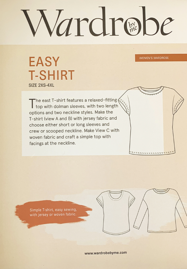 The Easy T-Shirt by Wardrobe By Me-Pattern-Flying Bobbins Haberdashery