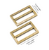 ByAnnie 38mm Sliders, Pack of 2 in Antique Brass-Trim-Flying Bobbins Haberdashery