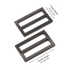 ByAnnie 38mm Sliders, Pack of 2 in Black Metal-Trim-Flying Bobbins Haberdashery