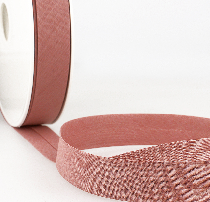 Poly-Cotton Bias Binding 20mm - Antique Pink-Binding-Flying Bobbins Haberdashery