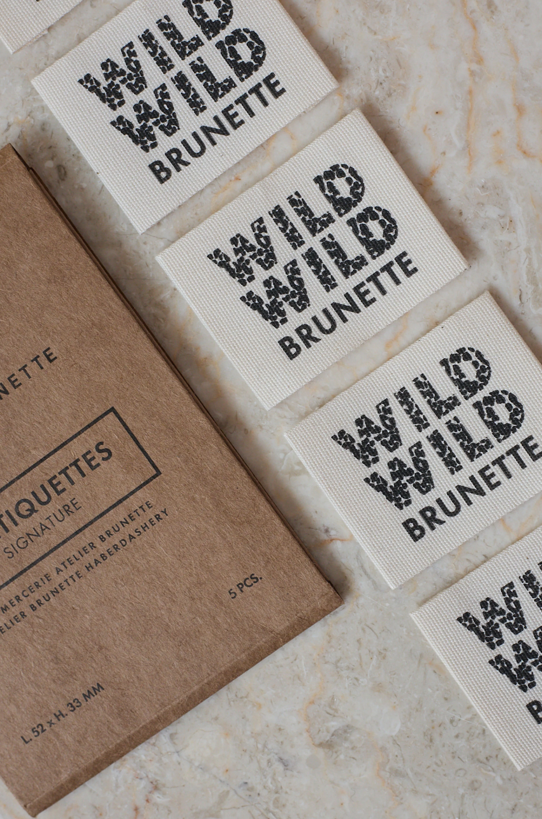 Atelier Brunette Label Pack - Wild Wild Brunette-Flying Bobbins Haberdashery