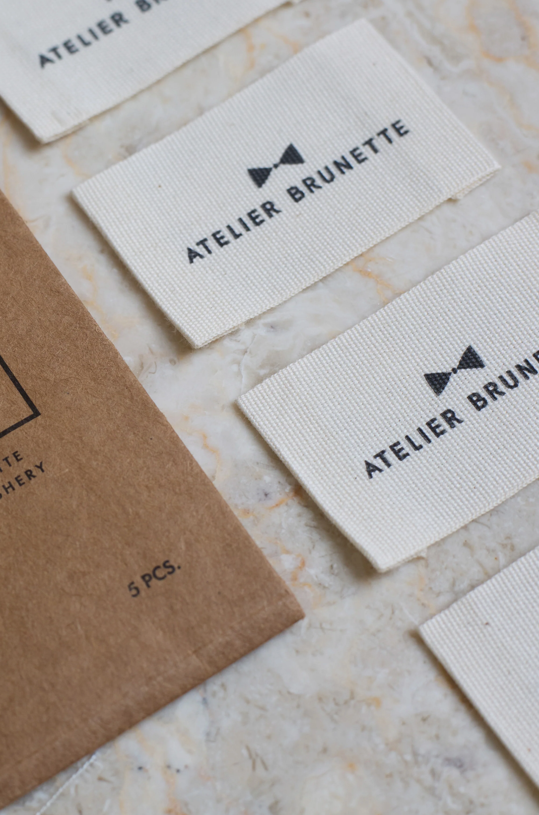 Atelier Brunette Label Pack - Signature-Flying Bobbins Haberdashery
