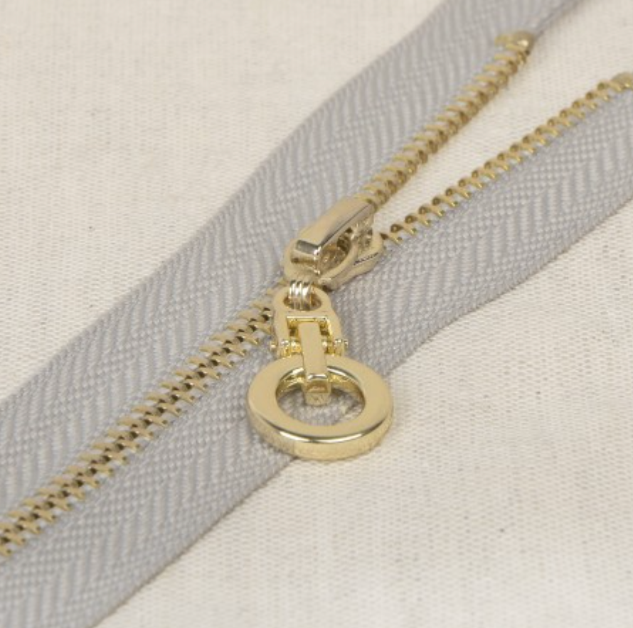 Metal Zip With O-Puller, 30cm-Zip-Flying Bobbins Haberdashery