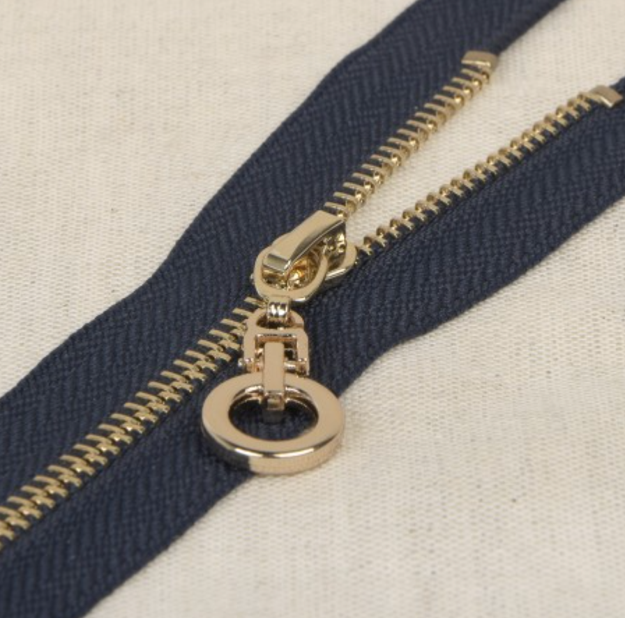 Metal Zip With O-Puller, 30cm-Zip-Flying Bobbins Haberdashery