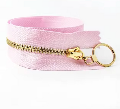 Metal Zip With Large O-Puller, 30cm-Zip-Flying Bobbins Haberdashery