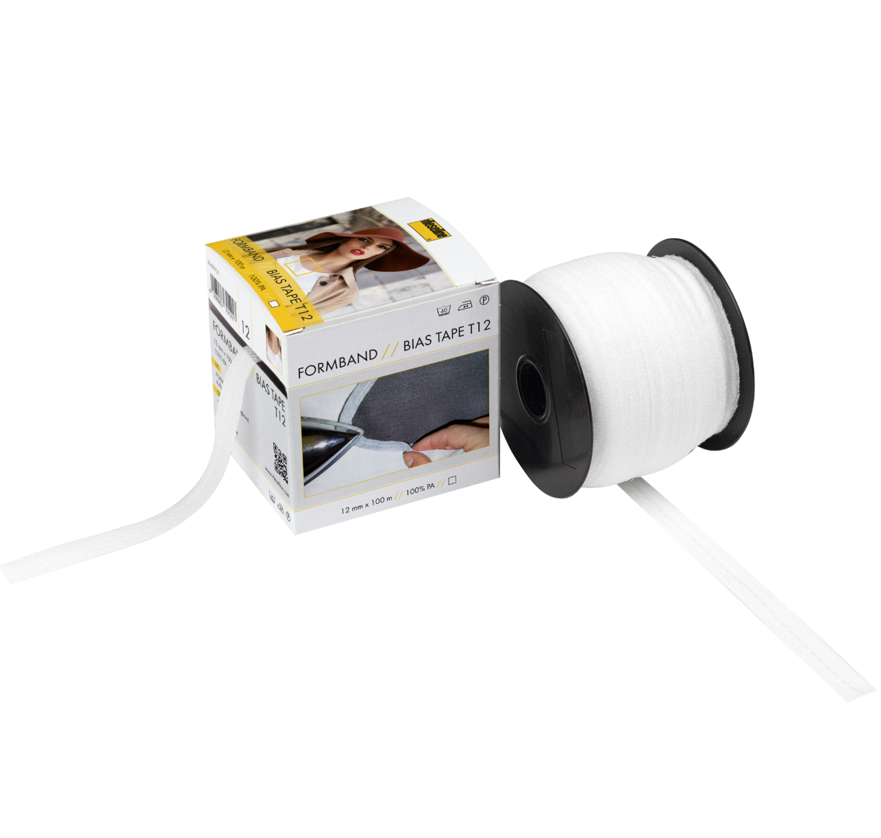 Vlieseline Formband Bias Tape in White-Interfacing-Flying Bobbins Haberdashery