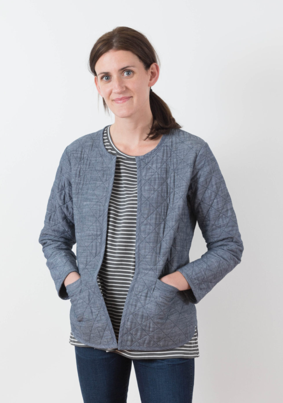 The Tamarack Jacket Kit - Sage-Sewing Kit-Flying Bobbins Haberdashery