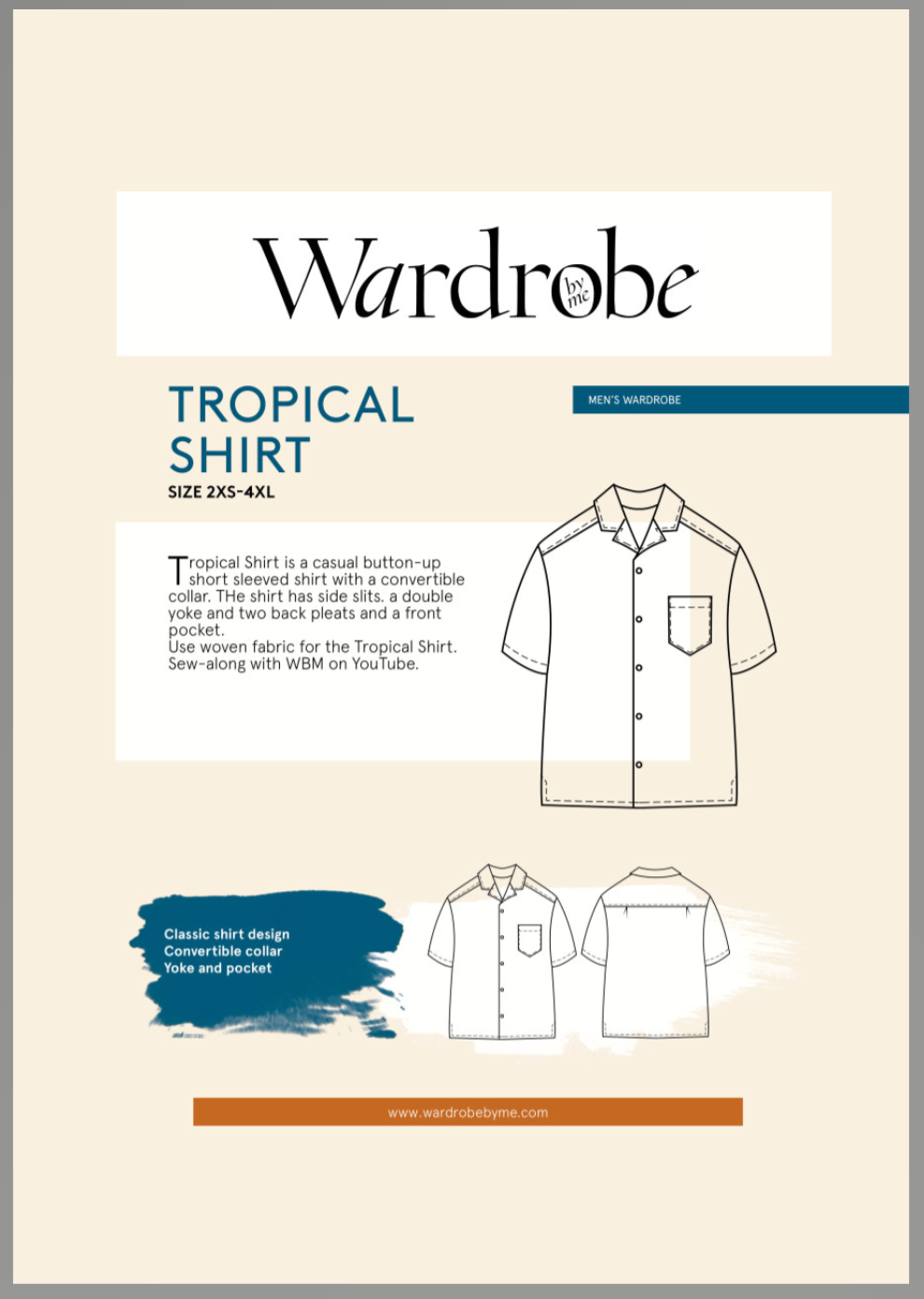 Sew A Safari Shirt - June/July, Tuesday Evening-Classes-Flying Bobbins Haberdashery