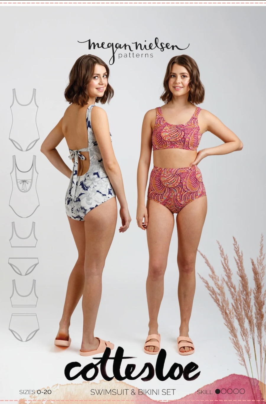Megan Nielsen Patterns, Cottesloe Swimsuit-Pattern-Flying Bobbins Haberdashery