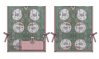 Overlocker Cover Kit &amp; Pattern - Vintage-Sewing Kit-Flying Bobbins Haberdashery