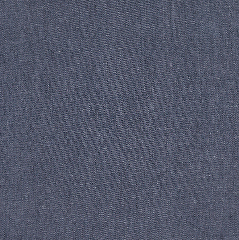 Jenna Shirt Kit - Cotton Chambray in Indigo-Sewing Kit-Flying Bobbins Haberdashery