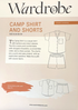 Wardrobe by Me, Camp Shirt & Shirts Set-Pattern-Flying Bobbins Haberdashery