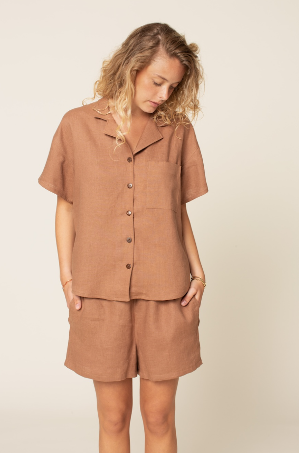 Wardrobe by Me, Camp Shirt &amp; Shirts Set-Pattern-Flying Bobbins Haberdashery