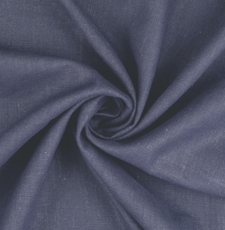 Bronte Dress Kit - Washed Linen in Denim Blue-Sewing Kit-Flying Bobbins Haberdashery