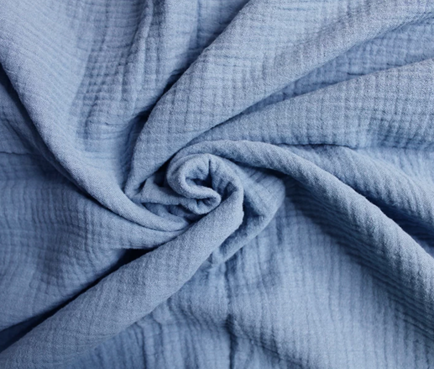 Camp Shirt Kit - Cotton Double Gauze in Denim Blue-Sewing Kit-Flying Bobbins Haberdashery