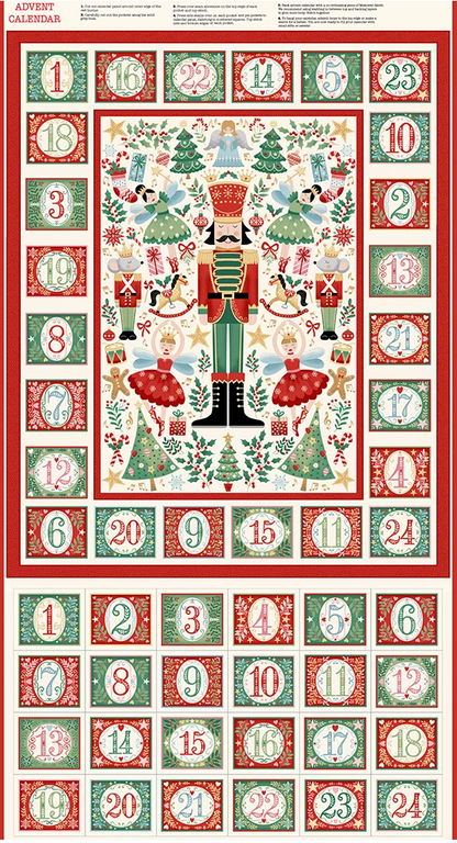 Advent Calendar Kit - Nutcracker-Cotton-Flying Bobbins Haberdashery