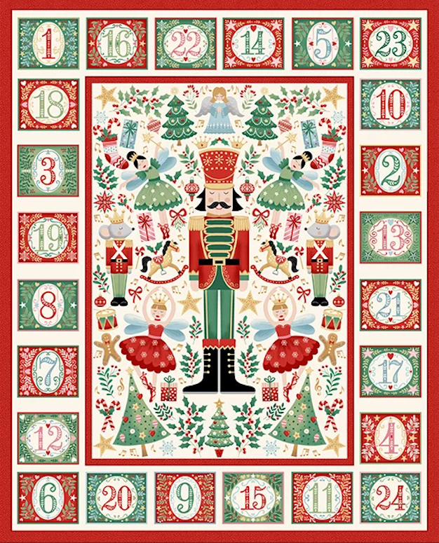 Advent Calendar Kit - Nutcracker-Cotton-Flying Bobbins Haberdashery