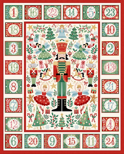 Advent Calendar Kit - Nutcracker-Cotton-Flying Bobbins Haberdashery