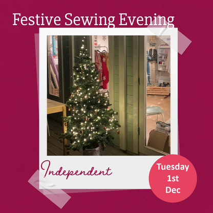 Festive Sewing Evening-Classes-Flying Bobbins Haberdashery
