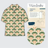 Tropical Shirt Kit - Tiger Print-Sewing Kit-Flying Bobbins Haberdashery