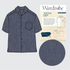 Tropical Shirt Kit - Cotton Chambray in Indigo-Sewing Kit-Flying Bobbins Haberdashery