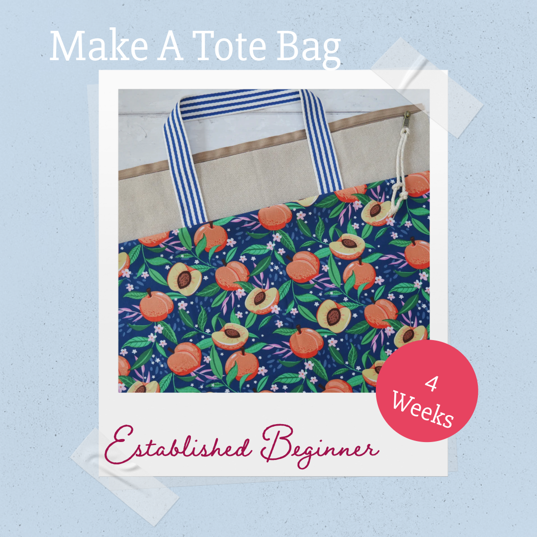 Sew A Zipped Tote Bag-Classes-Flying Bobbins Haberdashery