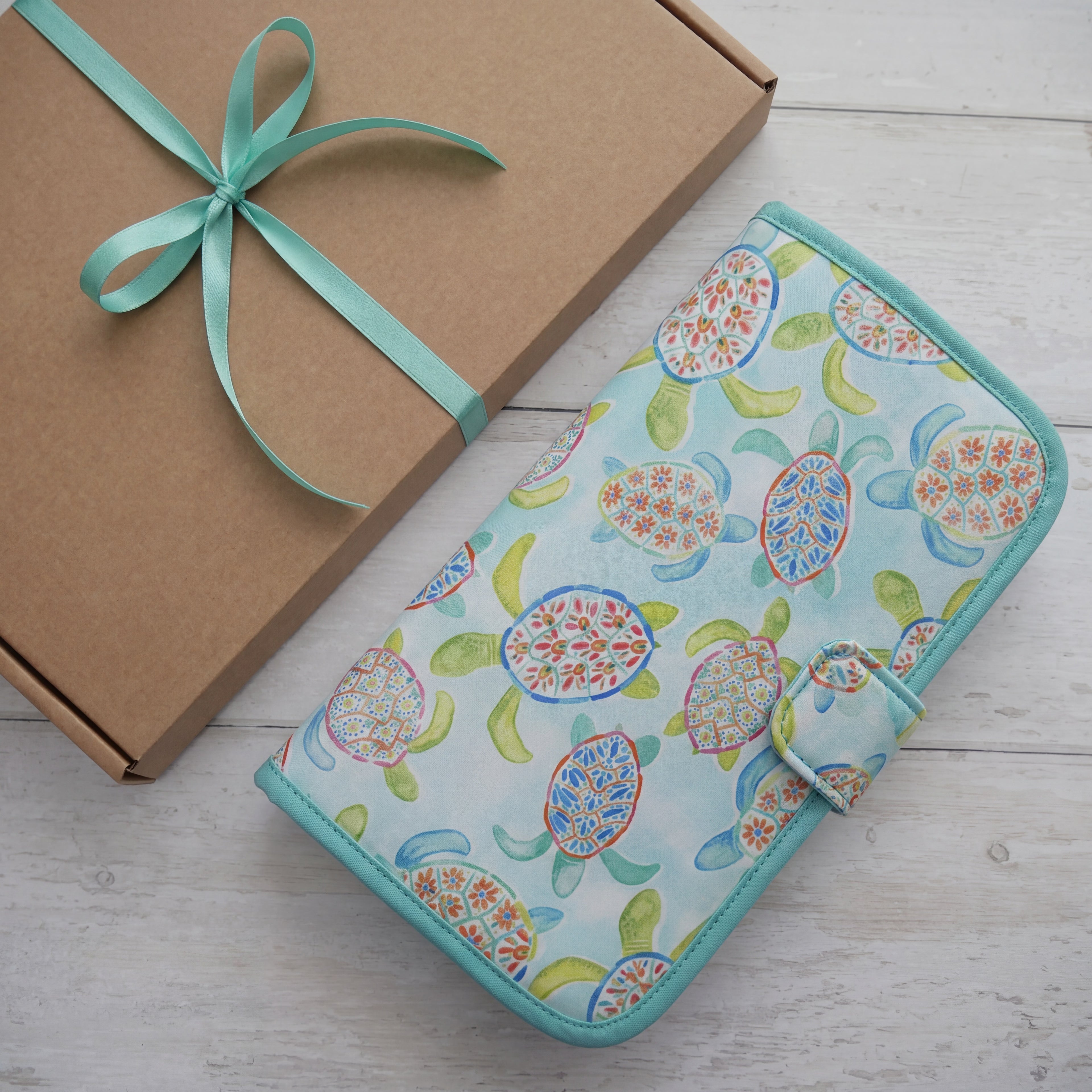 Travel Wallet - Turtle Bay-Sewing Kit-Flying Bobbins Haberdashery