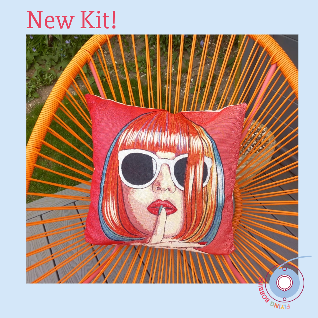 Fashionista Cushion Kit-Sewing Kit-Flying Bobbins Haberdashery