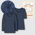 T-Shirt Making Kit - Organic Cotton Jersey in Indigo-Sewing Kits-Flying Bobbins Haberdashery