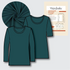 T-Shirt Making Kit - Organic Cotton Jersey in Samphire-Sewing Kits-Flying Bobbins Haberdashery