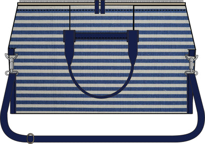 The Flying Bobbins Weekender Bag Kit, Stripe-Sewing Kit-Flying Bobbins Haberdashery