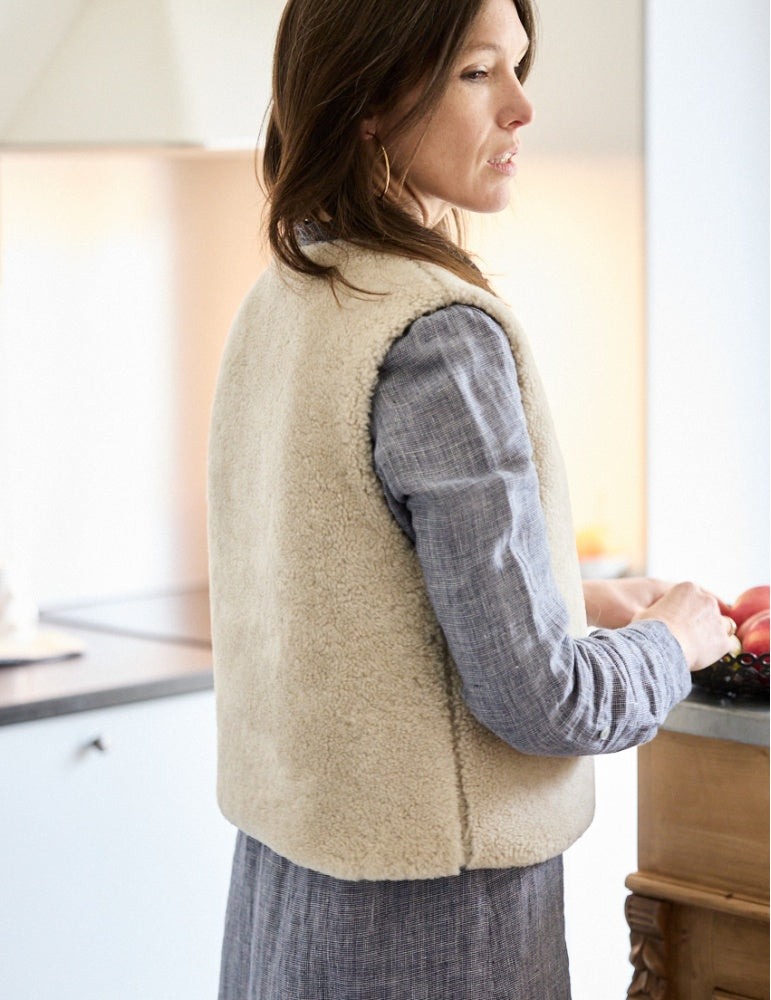 Atelier Scammit, Berger Gilet-Pattern-Flying Bobbins Haberdashery