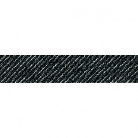 Denim Binding in Black, 20mm-Binding-Flying Bobbins Haberdashery