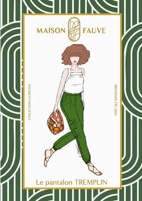 The Tremplin Trousers by Maison Fauve-Pattern-Flying Bobbins Haberdashery