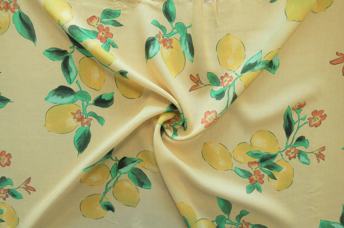 Lady McElroy Citrea Viscose Challis Lawn-Viscose Lawn-Flying Bobbins Haberdashery