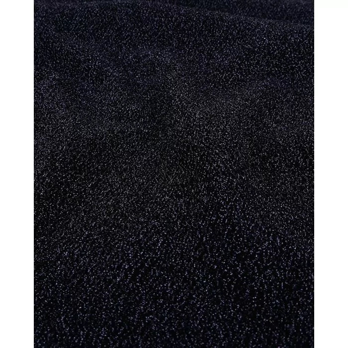 REMNANT - Party Sparkle Knit in Navy x 0.8m-Cotton Twill-Flying Bobbins Haberdashery