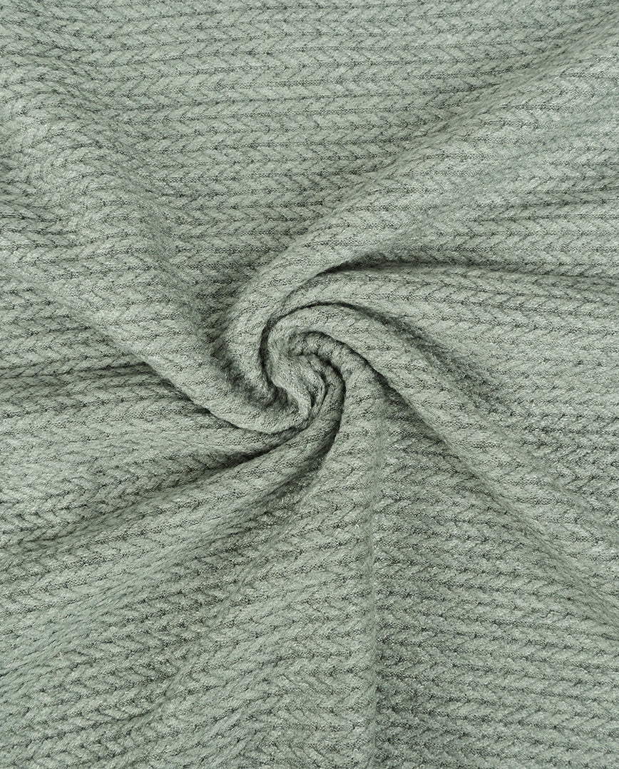 Kajo Dress Kit - Angora Touch Cable in Sage Grey-Sewing Kit-Flying Bobbins Haberdashery
