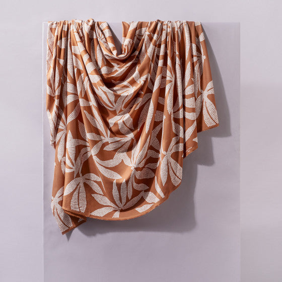 Atelier Brunette Kaola Viscose Challis in Pecan, £18.00 p/m-Viscose-Flying Bobbins Haberdashery