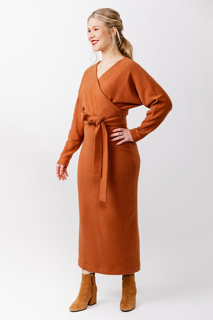 Kajo Batwing Wrap Sweater &amp; Dress-Flying Bobbins Haberdashery