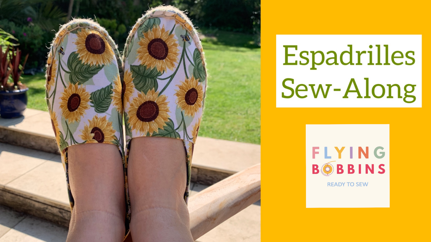 Sew Espadrilles Video Course-Flying Bobbins Haberdashery