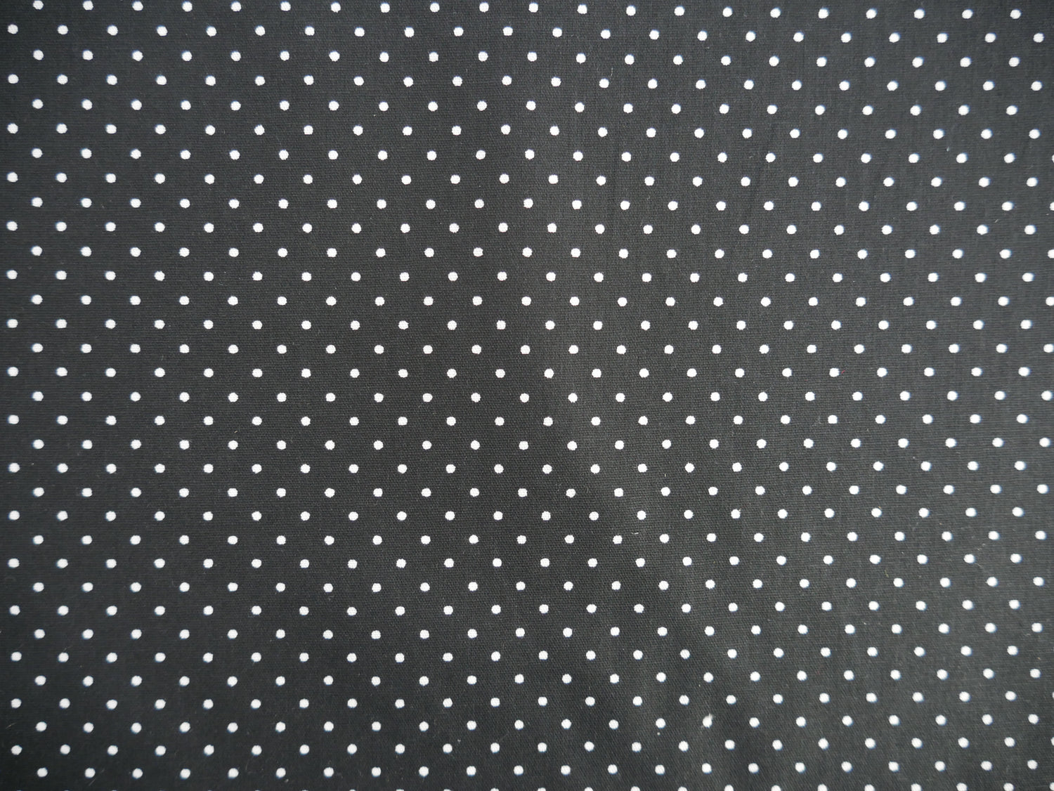 Pin-Spot Printed Cotton, Black £8.50 p/m-Fabric-Flying Bobbins Haberdashery