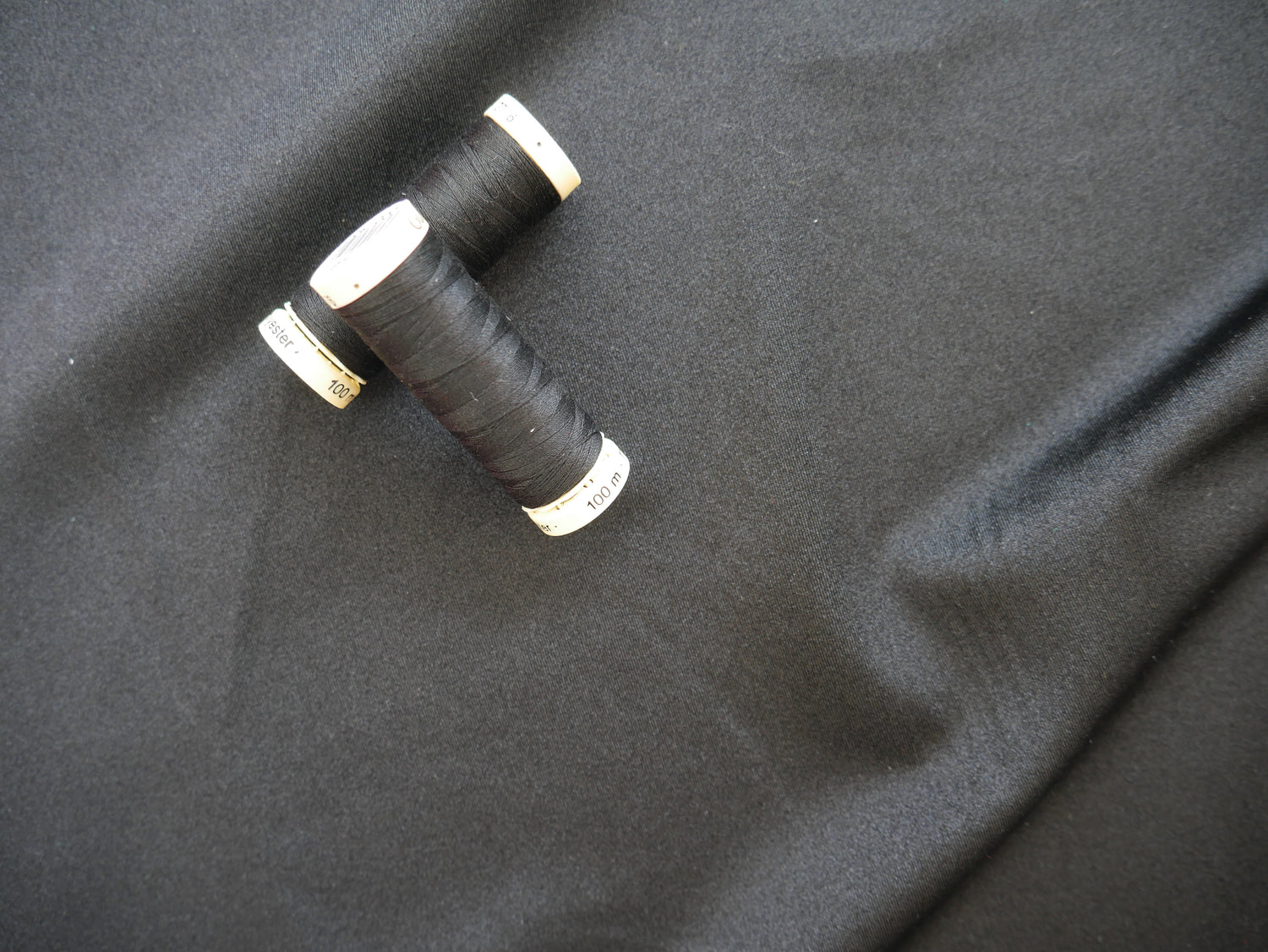 Black All-Way-Stretch Swimwear Jersey, £10.50 p/m-Swimwear Fabric-Flying Bobbins Haberdashery